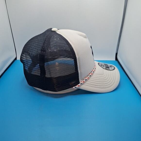 Detroit Tigers New Era 9Forty A-Frame Court Trucker Hat Cap Snapback Rope - Picture 5 of 7